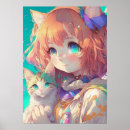 Pesquisar por desenhos gato anime artes pósteres Gatinho
