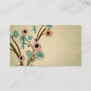 Pesquisar por floresce cartao de visita Vintage