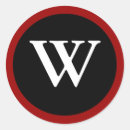 Pesquisar por letra w adesivos Preto e branco