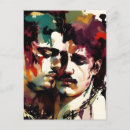 Pesquisar por homem bonito cartoes postais Pintura