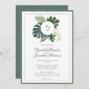Pesquisar por monograma tropical convites Verde