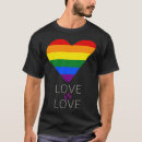 Pesquisar por cores do arco íris camisetas Coração