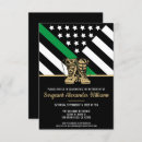 Pesquisar por verde do exército convites Militar