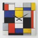 Pesquisar por mondrian relogios de parede Composição