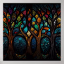 Pesquisar por árvore de vida colorida artes pósteres Mosaico