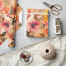 Pesquisar por floral papel de presente Laranja