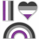 Pesquisar por asexual adesivos Bandeira do orgulho
