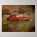 Pesquisar por vintage car pósteres Vermelho