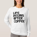 Pesquisar por a vida começa aos 50 camisetas Café