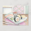 Pesquisar por sushi cartoes postais Asiático