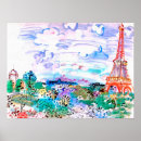 Pesquisar por pintura torre eiffel artes pósteres Branco