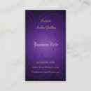 Pesquisar por redemoinhos roxos cartao de visita Ouro