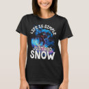 Pesquisar por a vida é simples camisetas Apenas