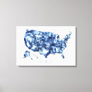 Pesquisar por das dos eua impressão canvas impressão de canvas Mapa