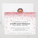Pesquisar por red glitter convites Vermelho e branco
