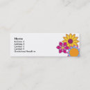 Pesquisar por flor hippie cartao de visita Flores