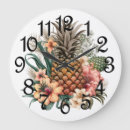 Pesquisar por abacaxi tropical relogios de parede Flores