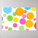 Pesquisar por círculos coloridos pôsteres pósteres Padrão abstrato