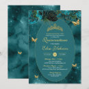 Pesquisar por teal quinceanera convites Borboleta