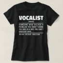Pesquisar por vocalista camisetas Profissão