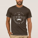 Pesquisar por logotipo do cabeleireiro camisetas Barbearia