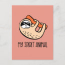 Pesquisar por preguiça cartoes postais Animal espirituoso