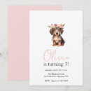 Pesquisar por dachshund convites Floral