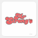 Pesquisar por desenhos animados forte adesivos Vintage