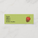 Pesquisar por morangos cartao de visita Doces