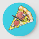 Pesquisar por comida lixo relogios de parede Pizza