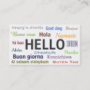 Pesquisar por cumprimentos cartao de visita Olá