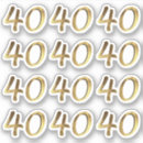 Pesquisar por número 40 adesivos Ouro