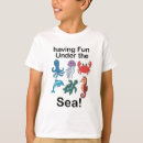 Pesquisar por criaturas do mar camisetas Para crianças