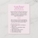 Pesquisar por cintura cartao de visita Rosa