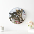 Pesquisar por gatos bonitos relogios de parede Gatinho bonito