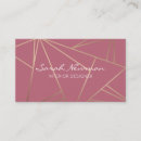 Pesquisar por modern geometric cartao de visita Para ela