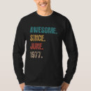Pesquisar por 45 anos de a camisetas Incrível