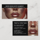 Pesquisar por makeup artist cartao de visita Rosa dourado