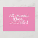 Pesquisar por melhor irmã cartoes postais Amor