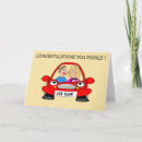 Pesquisar por teste de condução cartoes postais Novo driver