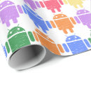 Pesquisar por robô colorido papel de presente Robôs