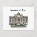 Pesquisar por trevi fountain cartoes postais Italiano