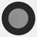 Pesquisar por arte óptica adesivos Preto e branco