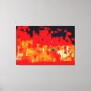 Pesquisar por queimadura impressão de canvas Vermelho