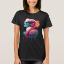 Pesquisar por flamingo colorido camisetas Pássaro