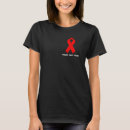 Pesquisar por consciência do hiv camisetas Dia