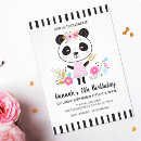 Pesquisar por panda aniversário convites Festa como um panda