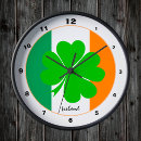 Pesquisar por ireland relogios de parede Shamrock