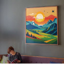 Pesquisar por ilustrações da natureza pósteres Colorido