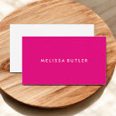 Pesquisar por rosa quente cartao de visita Minimalista